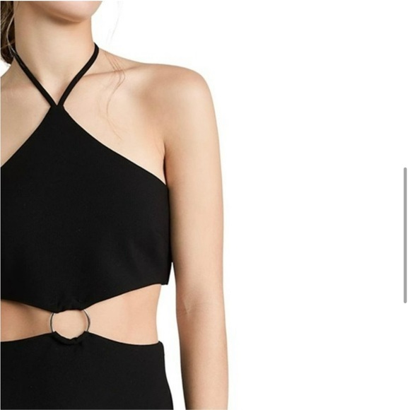 LIKELY Revolve Crissy Halter Neck Gown in Black NWT - Picture 4 of 12